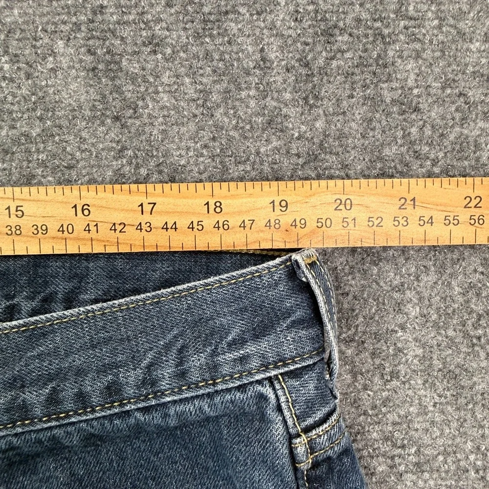 Vintage Levis 569 Mens Loose Straight Jeans 38x30 Blue Medium Wash Y2K Denim